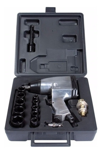 Chave Impacto Pneumática Parafusadeira Kajima Kd2508k 17pças