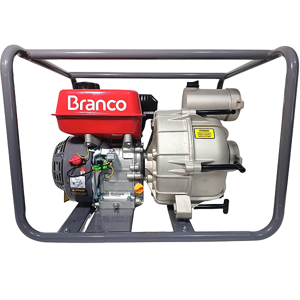Motobomba A Gasolina B4t-704 6,5 Cv Partida Manual Branco