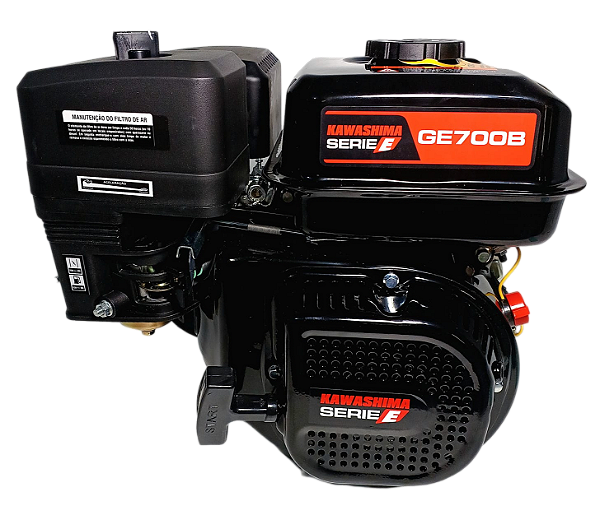 Motor Estacionário A Gasolina 7hp Kawashima Ge 700b