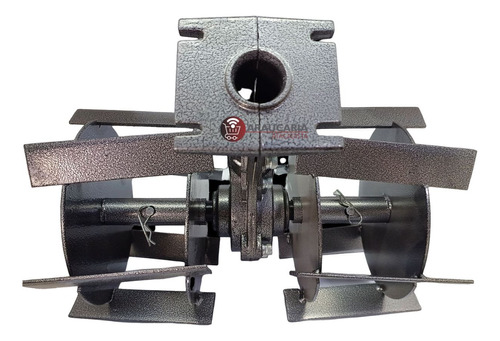 Enxada Rotativa Para Roçadeira Tubo 26mm Com 9 Estrias