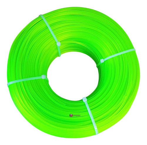Fio Nylon Quadrado Para Roçadeira 3mm 2kg Kws