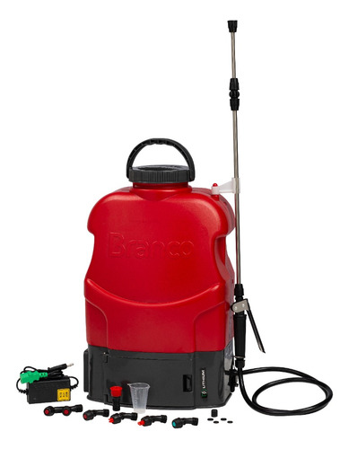 Pulverizador A Bateria De Lítio Costal Branco BPC 20l