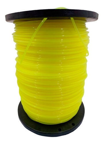 Fio Nylon Roçadeira Redondo 3.0mm Branco Rolo Com 300 Metros