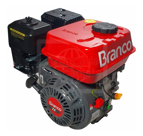 Motor Estacionário Gasolina Branco 4t 7,5hp 224cc