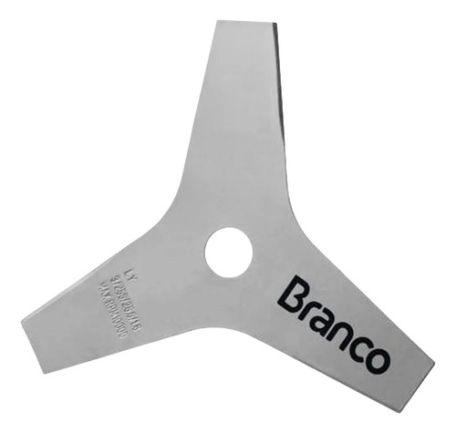 Lâmina Faca Corte 3 Pontas Roçadeira Esp. 3mm Branco