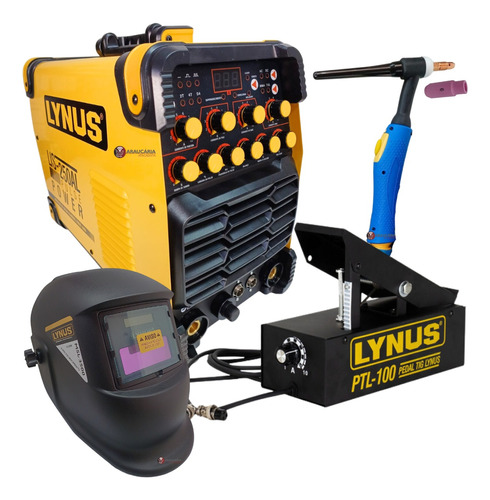 Inversora LIS-250AL Pulse Alumínio 220V c/ Máscara e Pedal
