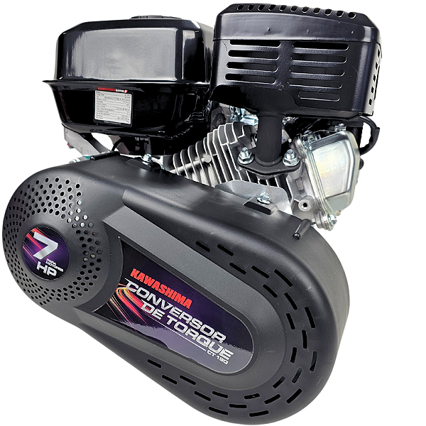 Motor 7hp Kawashima Com Conversor De Torque 19,05mm