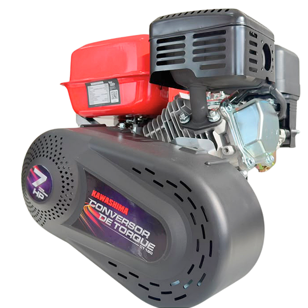 Motor 7hp Kawashima Com Conversor De Torque 19,05mm