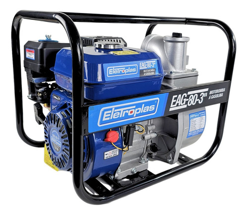 Motobomba Autoescorvante Eletroplas Alta Vazão 7hp EAG-80-3"