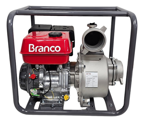 Motobomba A Gasolina Branco 8,5cv 96000 L/h Alta Vazão 4pol B4T-700