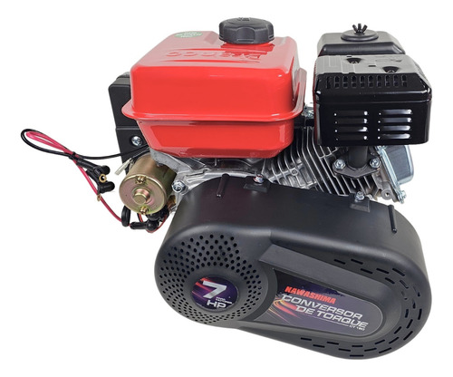 Motor 7hp Branco Partida Elétrica Com Conversor De Torque