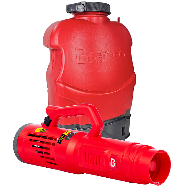 Pulverizador A Bateria De Lítio Costal Branco C/ Nebulizador