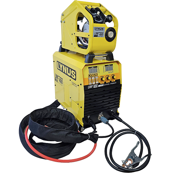 Inversora Solda Cabeçote Externo Lim400 Lynus Com Tocha 40ak