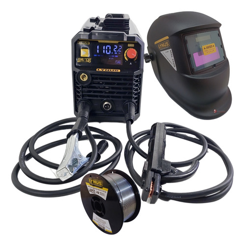 Inversora Solda Multiprocesso Lynus 145 Mig Mascara + Arame