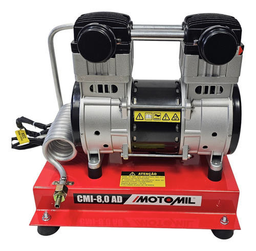 Compressor De Ar Elétrico Portátil Motomil Cmi-8,0/ad 2cv