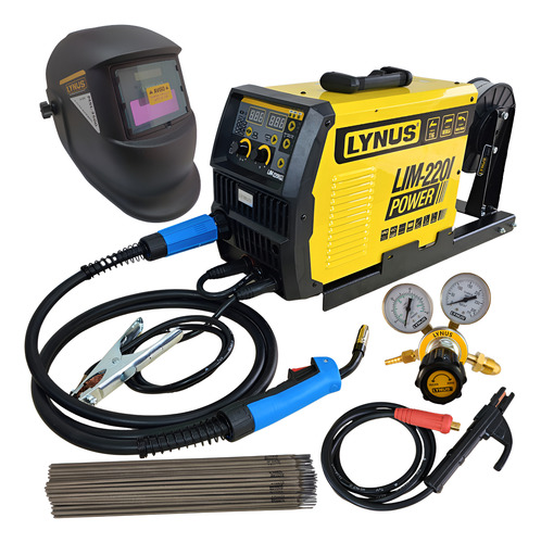 Inversora De Solda Lim 220i Com Suporte Arame E Mascara