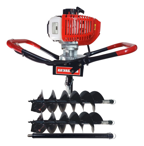 Perfurador De Solo Kawashima 52c Broca 20 E 30cm E Alongador
