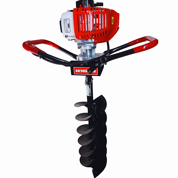 Perfurador De Solo 52cc Kawashima Ed52-bd C/ Broca 25cm