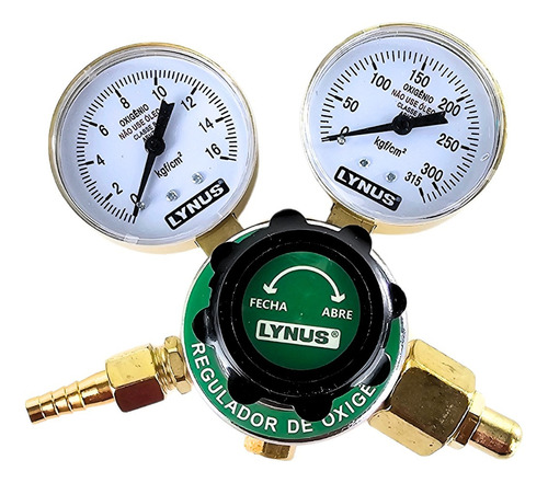 Regulador De Pressão Oxigênio Para Cilindro Lynus