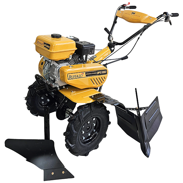 Motocultivador 7cv Buffalo C/ Arado e Sulcador Ajustável