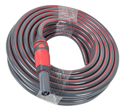 Mangueira De Jardim 3/4 Com 15 Metros Conectores E Esguicho Branco