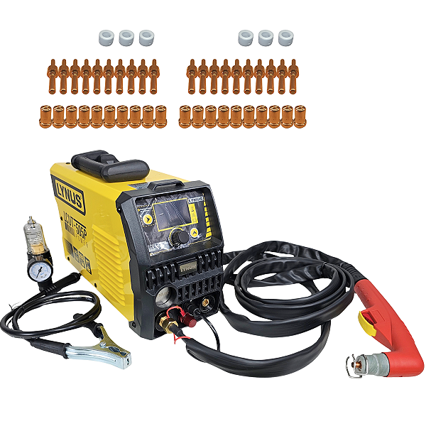 Inversora Corte Plasma 50a 20/22mm 220 Com Consumíveis Lynus