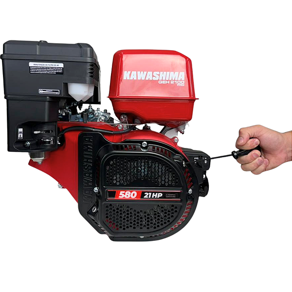 Motor Gasolina 21hp 580cc Geh2100 Kawashima Estacionário