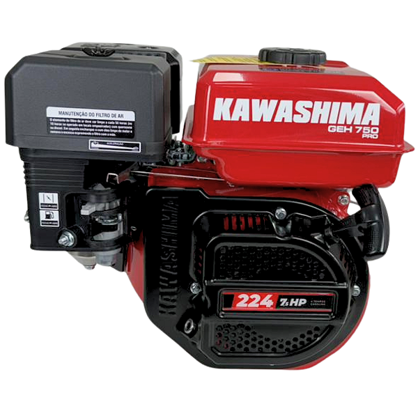 Motor Estacionário Gasolina Kawashima 4t 7,5hp Maior Torque