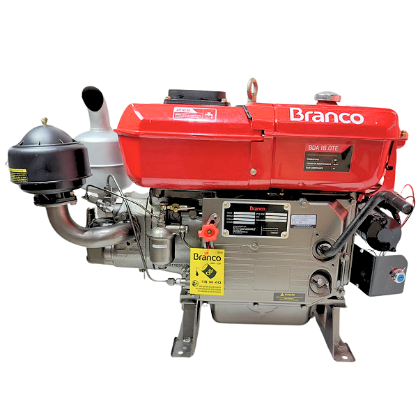 Motor Branco BDA 18 Part. Elétrica Diesel Refrigerado a Água