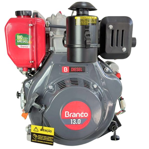 Motor Diesel Bd13.0 13cv Com Partida Eletrica Branco Motores