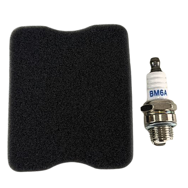 Kit Vela de ignição BM6A  + Filtro de ar Roçadeira VONDER
