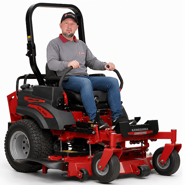 Trator Giro Zero Kawashima 38hp C/ 999cc 62" 157 Cm de Corte