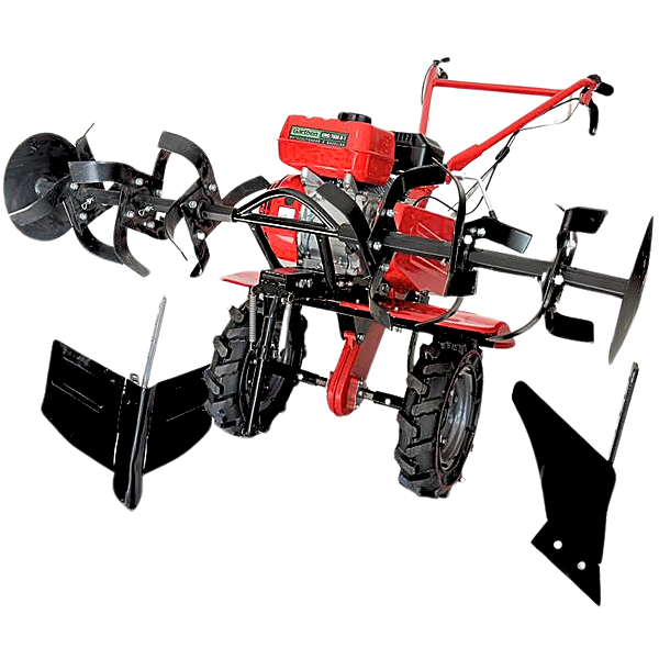 Motocultivador 7hp Garthen Com Arado e Sulcador Ajustável