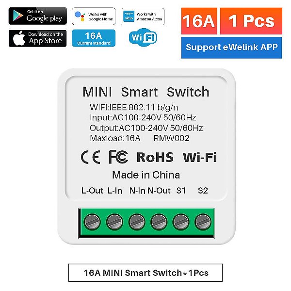 EWelink-Mini Interruptor Inteligente WiFi