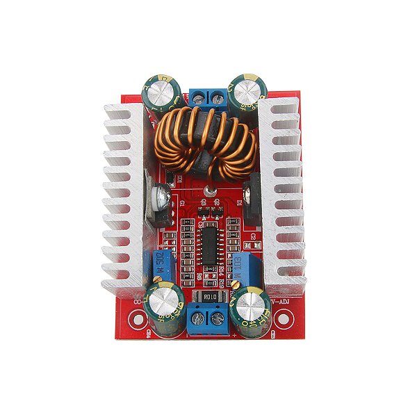 Step-Up. Fonte de Alimentação de Corrente Constante 400W, 15A, 8.5 V-50V a 10 V-60V