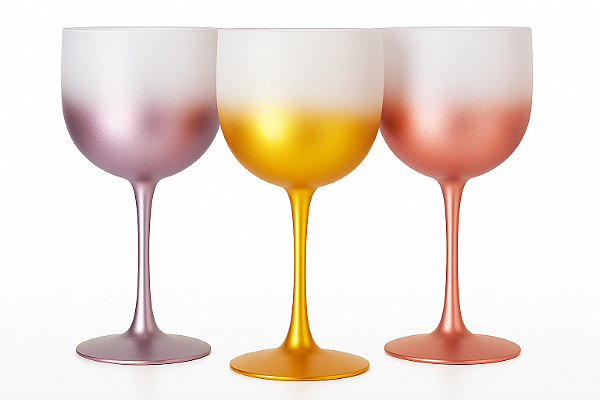 Taças Gin Degradê 580ml - Kit Com 40