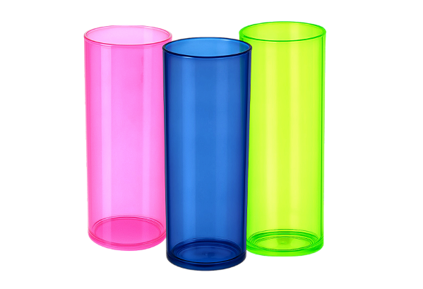 Copos Long Drink Translúcido 300ml - Kit Com 100