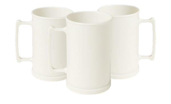 Canecas Chop Leitosa 400ml - Kit Com 50