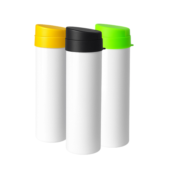 Garrafas AcquaBio Leitosa 480ml - Kit Com 50