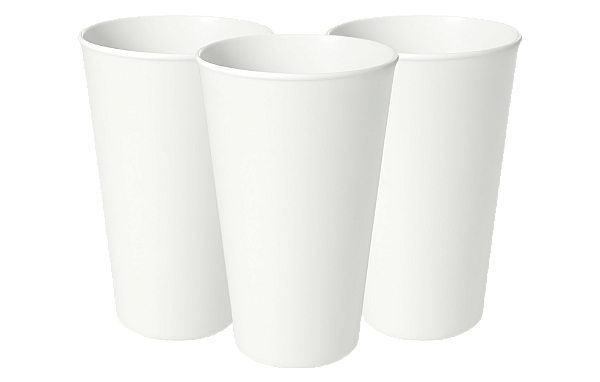 Copos Twister Leitoso 400ml - Kit Com 50