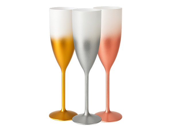 Taças de Espumante/Champanhe 160ml Degradê - Kit Com 50