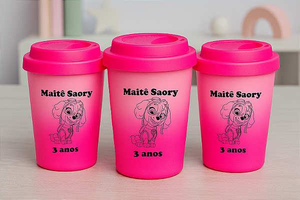 Copos Bucks Degradê 200ml Personalizados - Kit Com 50