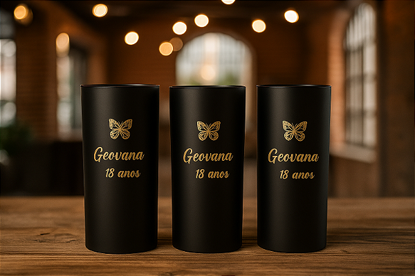 Copos Long Drink Leitoso 300ml Personalizados - Kit Com 50