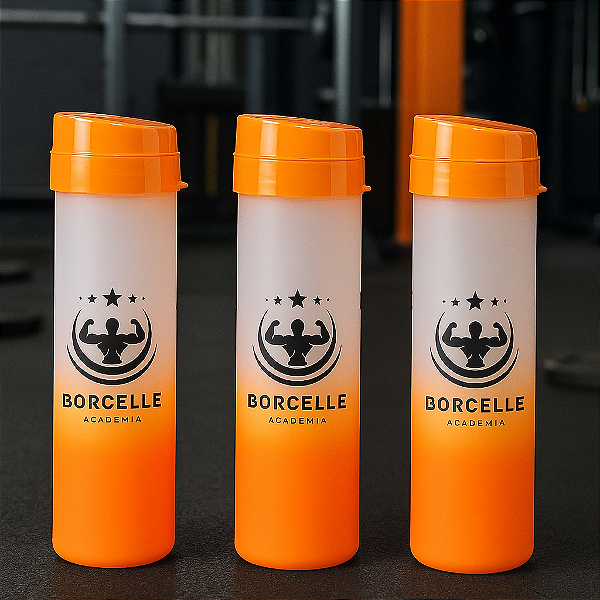 Garrafas AcquaBio  Degradê 480ml  Personalizadas - Kit Com 50