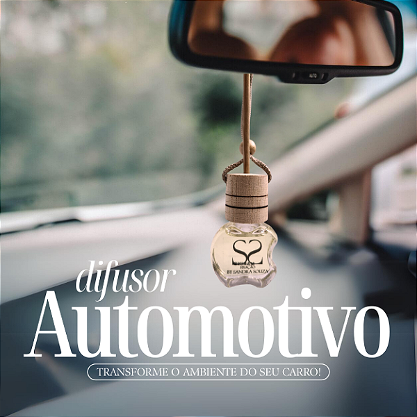 Difusor automotivo com aroma inspirado no ARMANI
