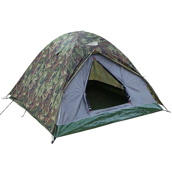 Barraca de Camping Camuflada Selvas 4 Pessoas Nautika Ntk