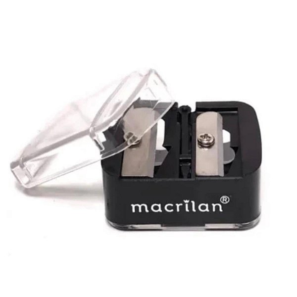 Apontador Macrilan Duplo para Lápis de Maquiagem