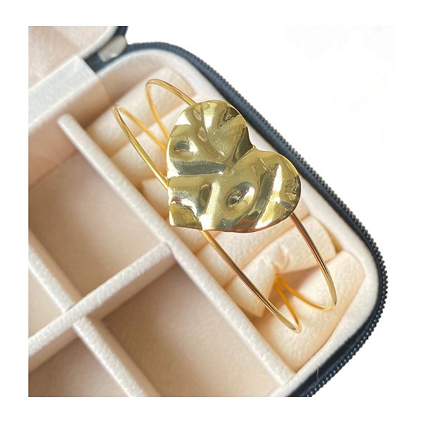 Bracelete Coração Dourado