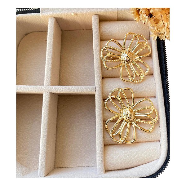 Brincos Marissol Folheado a Ouro