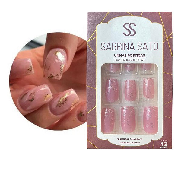 Unha Postiça Sabrina Sato 12 unid
